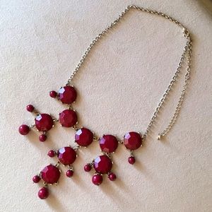 Ruby Statement Necklace